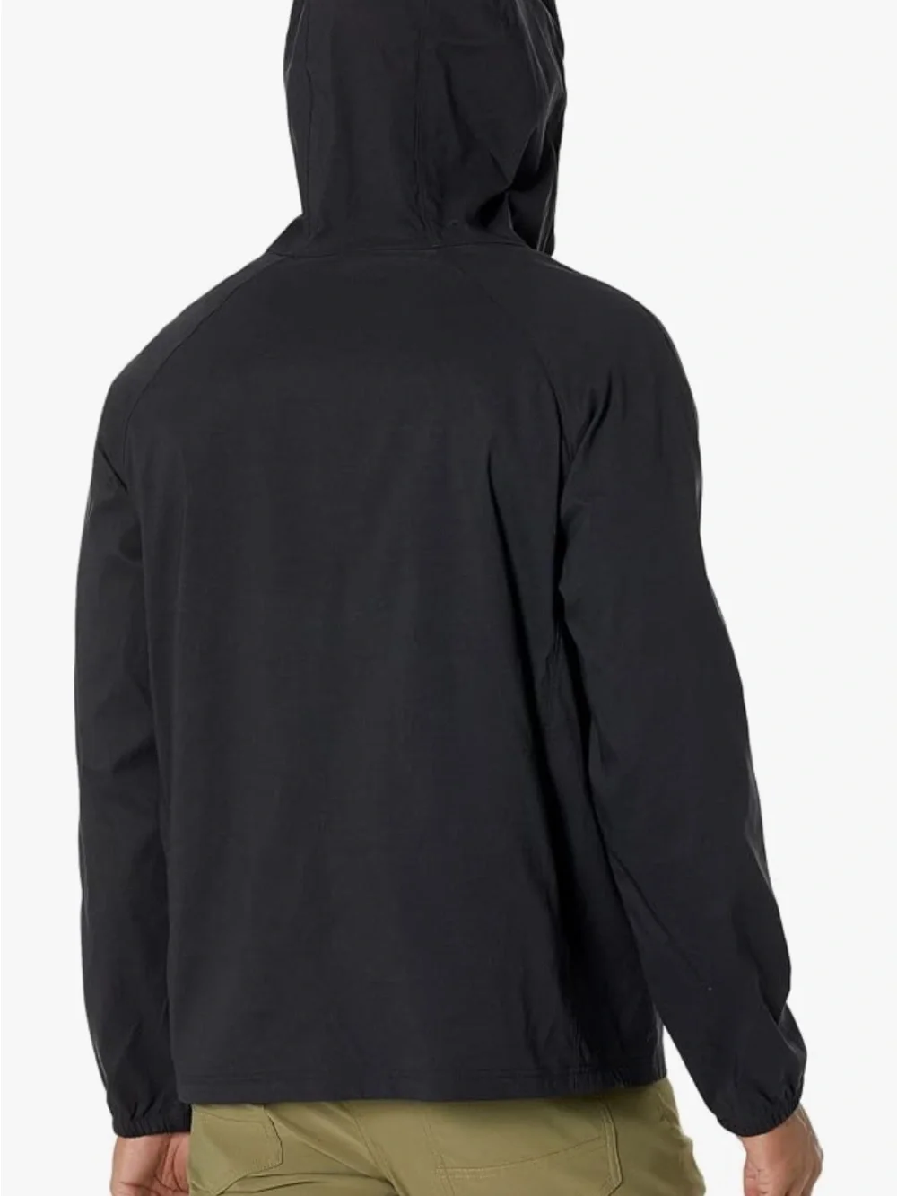 The North Face Men’s class V Black Pullover Windbreaker Anorak in the TNF